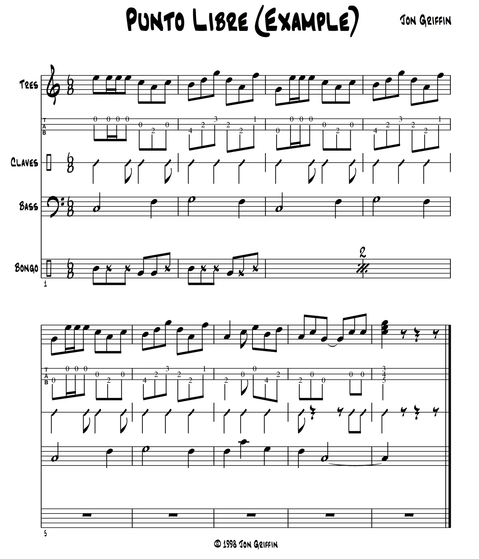 Punto Libre Ensemble Example