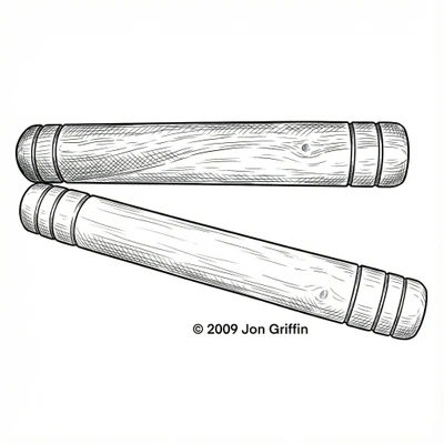 Cuban Claves Illustrated