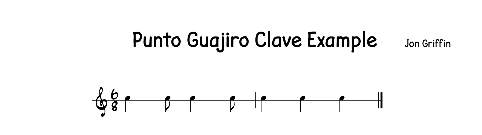 Punto Guajiro Clave Example