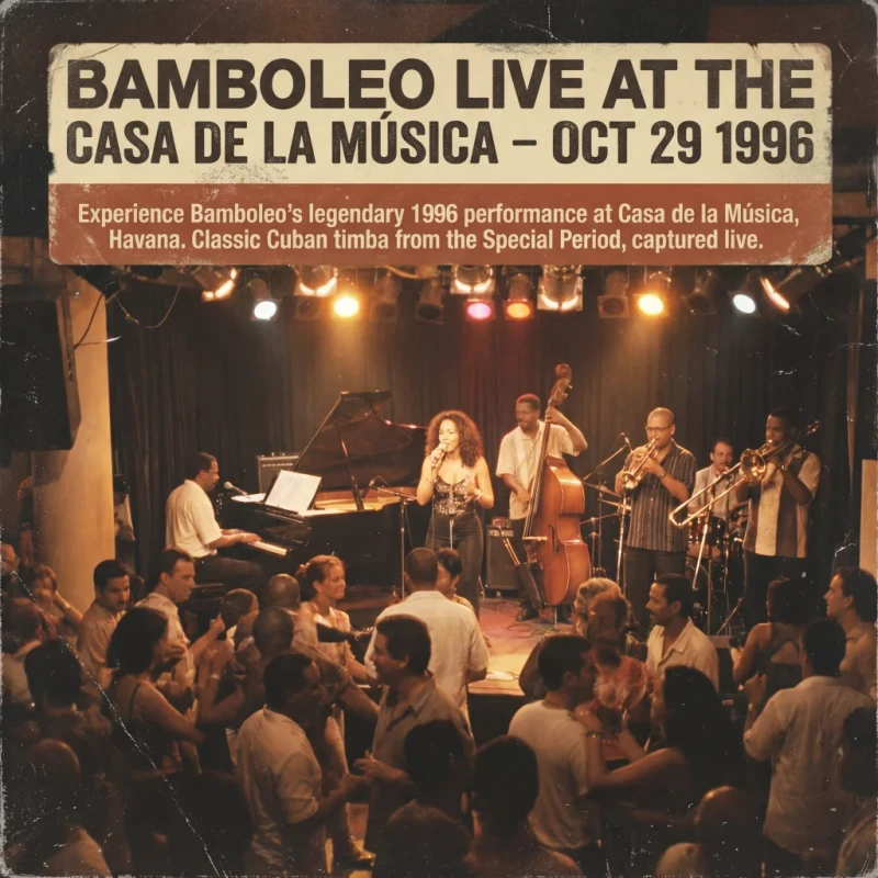 Bamboleo en Vivo en Casa de la Música La Habana 1996