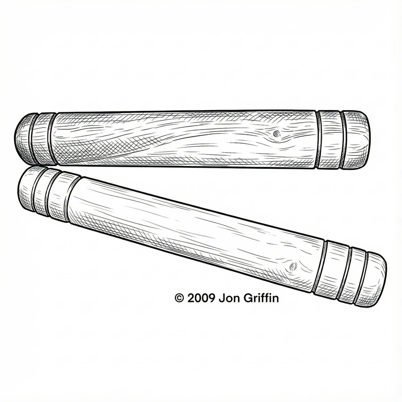 Cuban Claves: Essential Wooden Percussion Instrument"