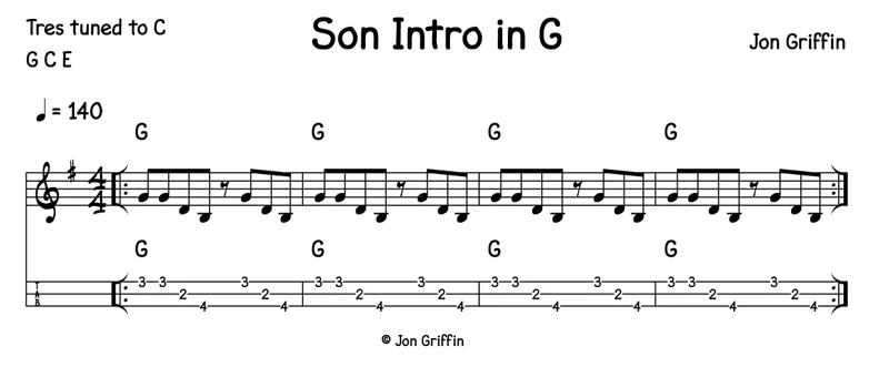 How to Play Son Montuno on Tres Cubano: Cuban Music Lesson