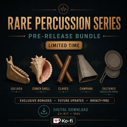 Rare Percussion Sample Pack Bundle | Pre-Release Series