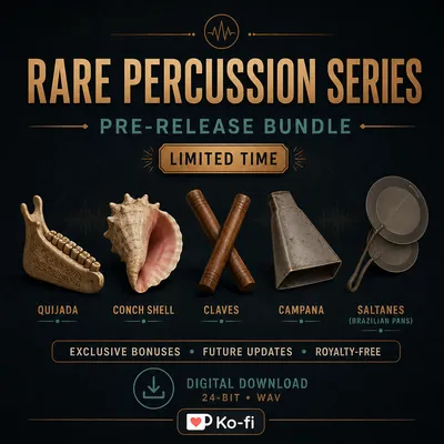 Rare Percussion Sample Pack Bundle | Pre-Release Series